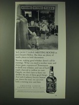 1989 Jack Daniel&#39;s Whiskey Ad - We don&#39;t have meeting rooms - £14.46 GBP