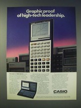 1989 Casio FX-7500G Scientific Calculator Ad - Graphic proof - $18.49