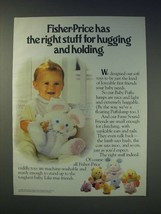 1989 Fisher-Price Baby Puffalumps Ad - Fisher-Price has the right stuff - £14.74 GBP