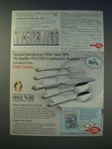 1989 Betty Crocker Oneida Community Stainless Ad - $18.49