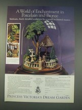 1989 Franklin Mint Ad - Princess Victoria&#39;s Dream Garden - world of enchantment  - £14.52 GBP