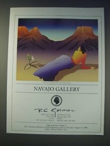 1989 Navajo Gallery Ad - Desert Lily Lithograph by R.C. Gorman - £13.82 GBP