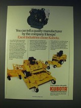 1989 Kubota Engines for Excel Hustler 320 and 340 Mowers Ad - You can tell - £14.78 GBP