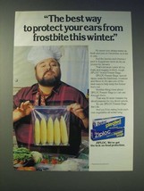 1989 Ziploc Freezer Bags Ad - Dom Deluise - The best way to protect  - £14.78 GBP