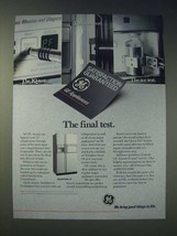 1989 General Electric SpaceCenter 27 Refrigerator Ad - The final test - £14.78 GBP