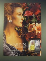1989 Max Factor Le Jardin Perfume Ad - The essence of romance - $18.49