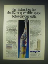 1989 Interplak Home Plaque Removal Instrument Ad - High technology - £13.89 GBP