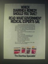 1989 Kaopectate Medicine Ad - Which diarrhea remedy should you take? - £14.60 GBP