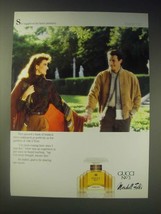 1989 Gucci No. 3 Perfume Ad - She tugged on his hand anxiously - £14.45 GBP