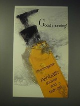 1989 Neutrogena Rainbath Shower and Bath Gel Ad - Good morning! - £14.78 GBP