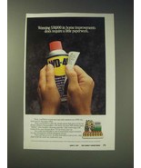 1989 WD-40 Oil Ad - Winning $30,000 in home improvements does require a ... - £14.78 GBP