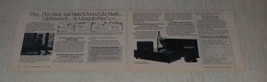 1989 Cambridge SoundWorks Ensemble Speaker System Ad - Unobtrusively - £14.54 GBP