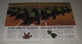 1989 John Deere 70 Series and 55 Series Tractors Ad - In the under 40-hp game - £14.50 GBP