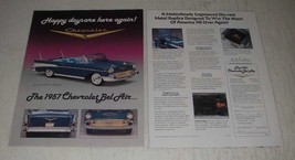 1989 Danbury Mint 1957 Chevrolet Bel Air Ad - Happy Days are here again! - £14.53 GBP