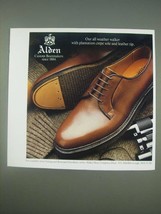 1989 Alden Shoes Ad - Our all weather walker with plantation crepe sole - £14.53 GBP