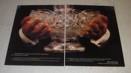 1989 Waterford Crystal Master Cutter&#39;s Bowl Ad - £14.78 GBP