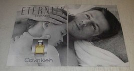 1989 Calvin Klein Eternity for Men Cologne Ad - £14.50 GBP