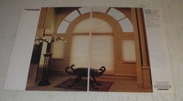 1989 2-pg Hunter Douglas Duette Window Fashions Ad - Golden Gate Bridge  - £14.78 GBP