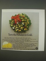1989 United States Mint America Eagle Coins Ad - Turn the Holidays into Gold - £14.54 GBP