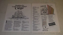 1989 Lands&#39; End Fashion Ad - Manifest of a Lands&#39; End Catalog&#39;s Cargo - $18.49