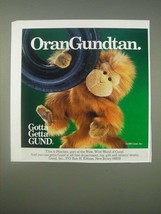 1989 Gund Peaches Orangutan Ad - OranGundtan - £14.55 GBP