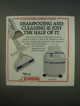 1989 Eureka Model 2820 Vacuum Ad - Shampooing and Cleaning is just the half - £14.53 GBP