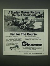 1989 Glenmac Harley Power Rakes and Pickers Ad - A Harley makes picture perfect  - £14.53 GBP