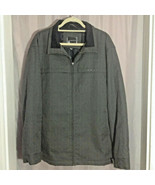 Oakley Zip Up Insulated Jacket Gray Plaid Weather Repellent 4 Zip Pocket... - £25.77 GBP