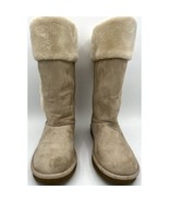 arizona jean co womens size 8 tan flat heel summit winter boots mid-calf... - $15.50