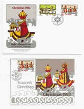Isle of Man Lot of 2 1983 Christmas Card and FDC Three Wise men - $4.99