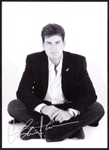 Charlie Sheen - Signed B&amp;W Photo Autograph Reprint - $15.75