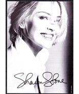 Sharon Stone - Signed B&amp;W Photo Autograph Reprint - $299.35 MXN