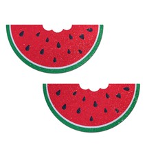 Pastease watermelon w/ bite glitter velvet - $32.49