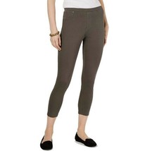 Style &amp; Co Womens S Green Licorice Pockets Pull On Mid Twill Capri Pants... - £8.42 GBP