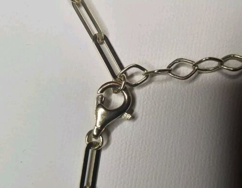 Dolphin Blue Heart Dangle Charm Anklet Adjustable Bracelet 10kt Solid Gold Item image 12
