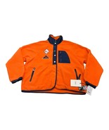 Denver Broncos Fleece Women L Jacket Coat Orange Full Snap Down Football... - $27.28
