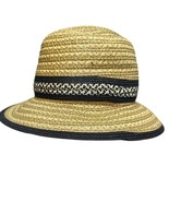 ERIC JAVITS Big Deal Squishee Woven Fedora Hat Sun UV UPF 50+ One Size - $134.47 CAD