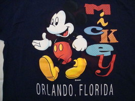 Vintage Walt Disney World Orlando Florida Mickey Mouse Souvenir T Shirt ... - $22.13