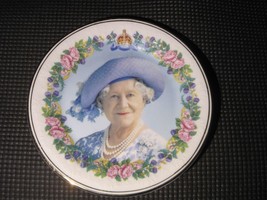 100th Birthday of Her Majesty Queen Elizabeth The Queen Mother bone china plate - £19.46 GBP