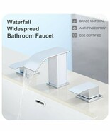 New Open Box Gagalife 8&quot; Waterfall Bathroom Faucet Chrome – Model JJL3JT... - $918.52 MXN