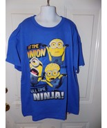 Despicable Me 2 Minion Blue Part Time Minion Full Time Ninja T-Shirt Siz... - £11.69 GBP