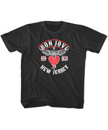 Bon Jovi New Jersey 1983 Kids T Shirt Rock Band Boys Girls Baby Youth To... - $24.50