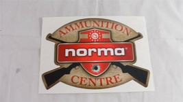 NEW Norma Ammunition Centre Sticker Decal 6&quot; x 4-3/16&quot; - £3.15 GBP