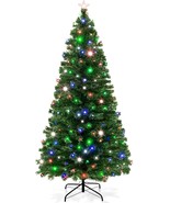 Best Choice Products 6Ft Pre-Lit Fiber Optic Artificial Pine, Foldable S... - $97.96