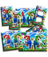 SUPER MARIO LUIGI BROTHERS LIGHT SWITCH OUTLET WALL PLATES VIDEO GAME RO... - £8.52 GBP+