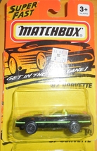 1994 Matchbox Super Fast " '87 Corvette" #14 Mint On Card - £3.14 GBP