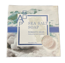 Romantic Bear Sea Salt Soap Natural Sea Salt &amp; Goat Milk 100g - £8.66 GBP