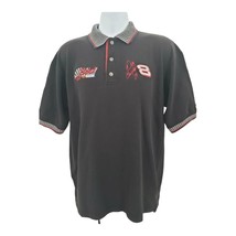 Chase Authentics Dale Earnhart Jr Embroidered Polo Shirt Men&#39;s Size Large - £26.72 GBP