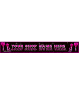 Pink Valentines day custom made website banner VTD7a - £5.59 GBP