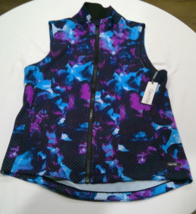 NWT Calvin Klein Performance Womens Printed Scuba Vest Large Purple and ... - $55.30